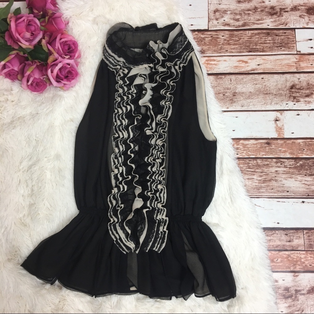 Robert Rodriguez NM+ Target Ruffled Sleeveless Top - Picture 1 of 4